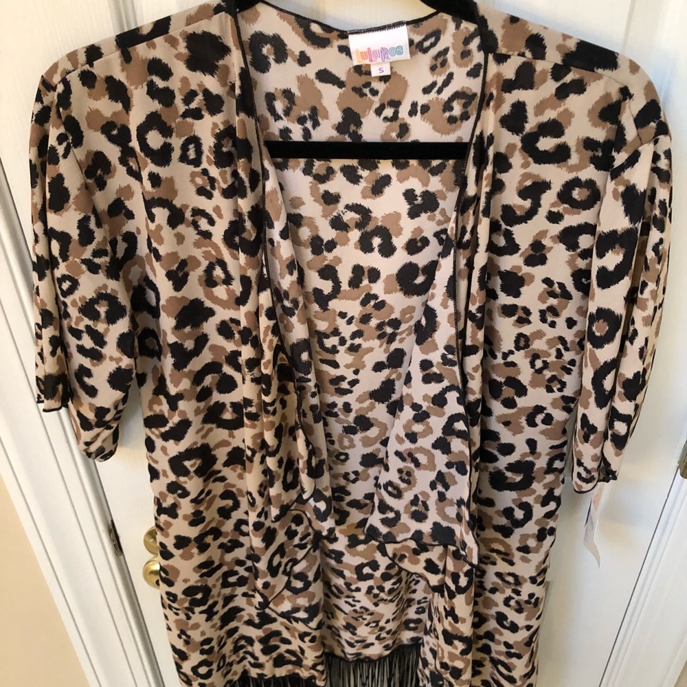 S Monroe w fringe Cheetah pattern